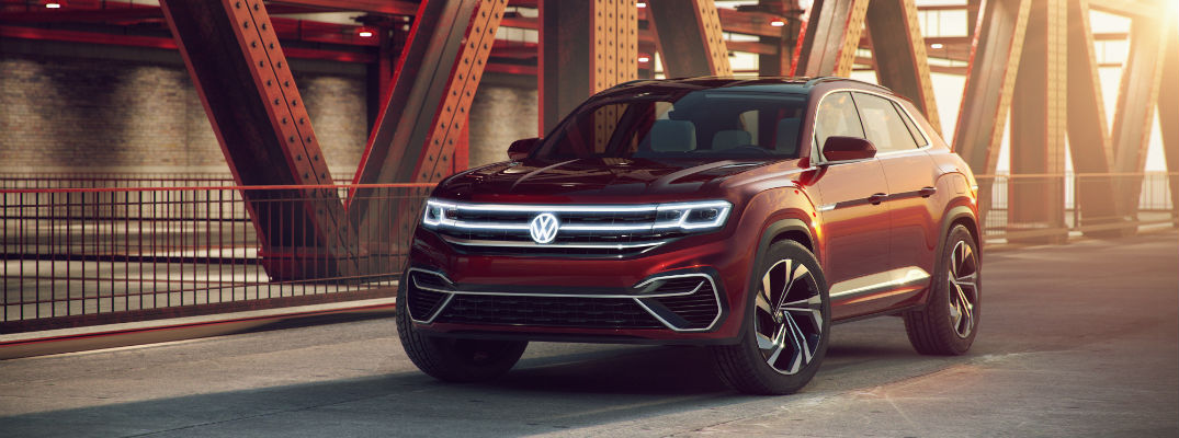 A photo of the Atlas Cross Sport concept vehicle.