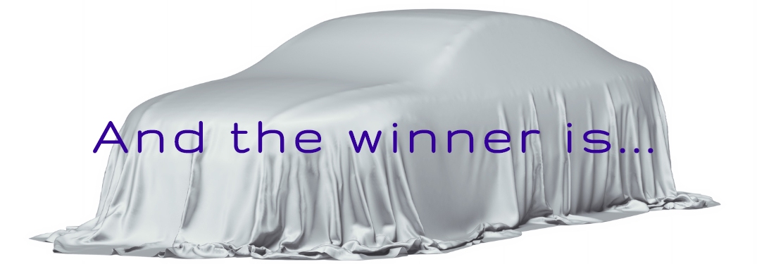 And the winner is with car covered in background