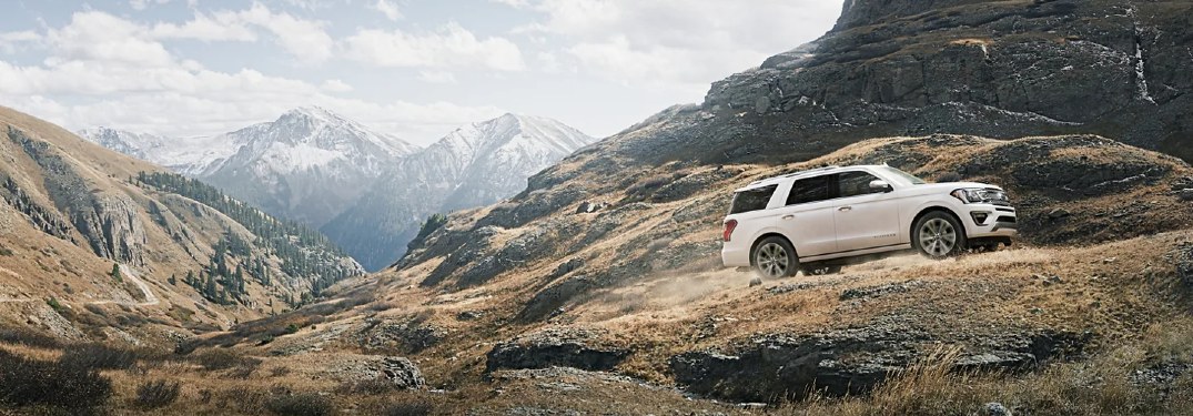 2021 Expedition driving on the mountains