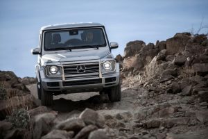 2020 Mercedes-Benz G-Class on rocks