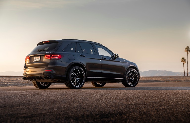 2021 Mercedes-Benz GLC SUV from rear