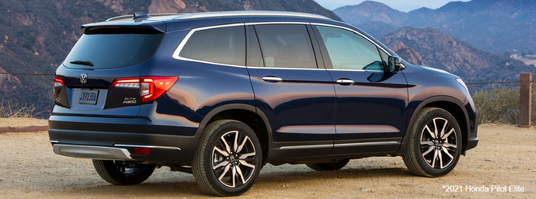 Blue 2021 Honda Pilot Elite