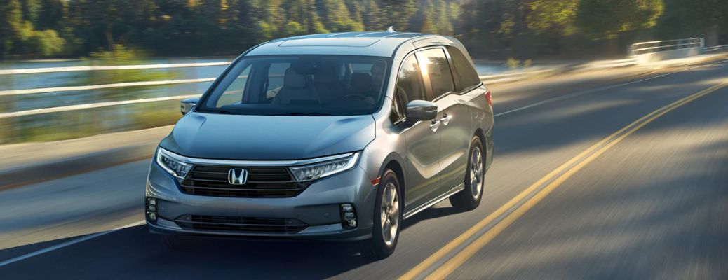 2023 Honda Odyssey on the road