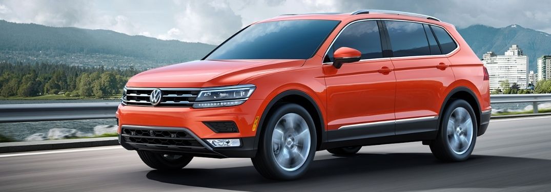 2018 VW Tiguan exterior front fascia driver side in city