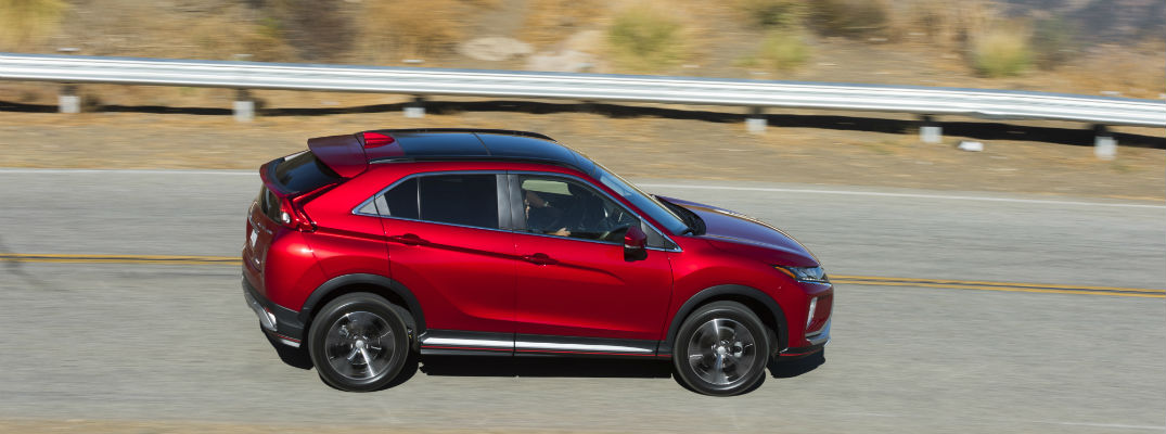 An overhead photo of the 2018 Mitsubishi Eclipse Cross