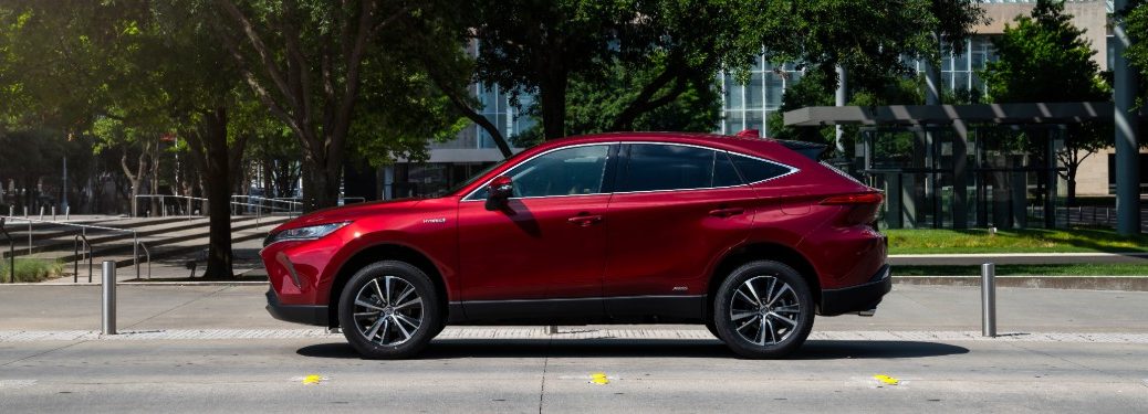 2021 Toyota Venza parked on a city street