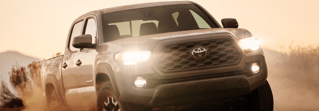 2021 Toyota Tacoma driving off-road