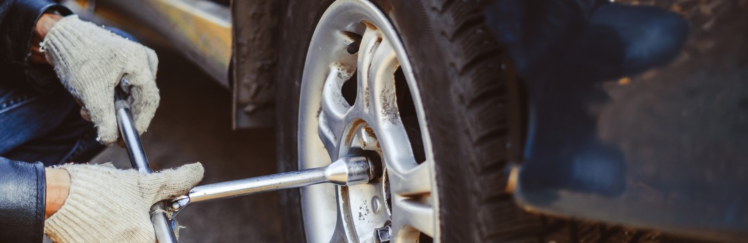 tire getting fixed