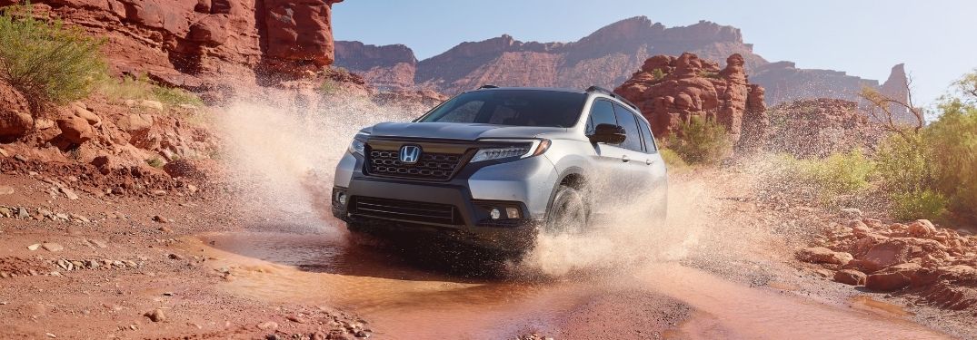 2021 Honda Passport driving off-road
