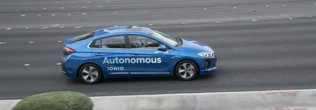Autonomous Hyundai Ioniq being tested