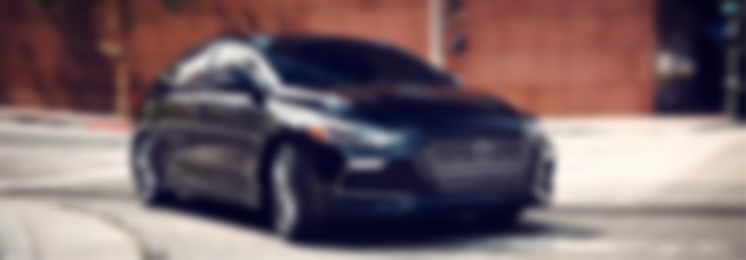 Blurred image of a 2018 Hyundai Elantra