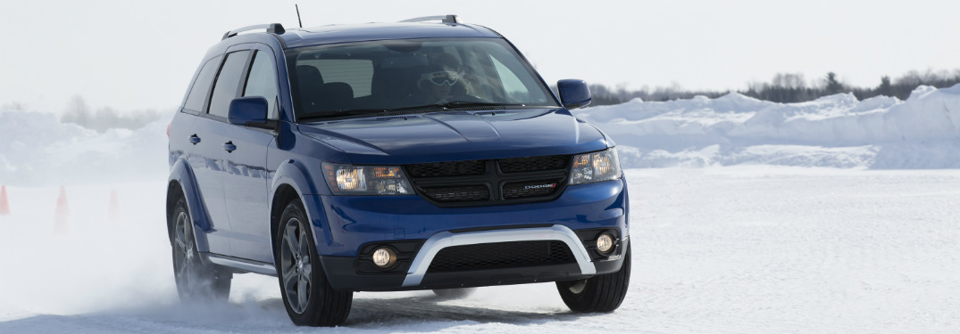 2018 Dodge Journey driving in the snow