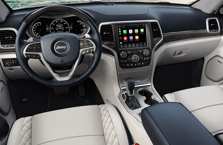 2019 Jeep Grand Cherokee interior cargo volume and dimensions Renfrew