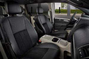 front interior of a 2020 Dodge Grand Caravan