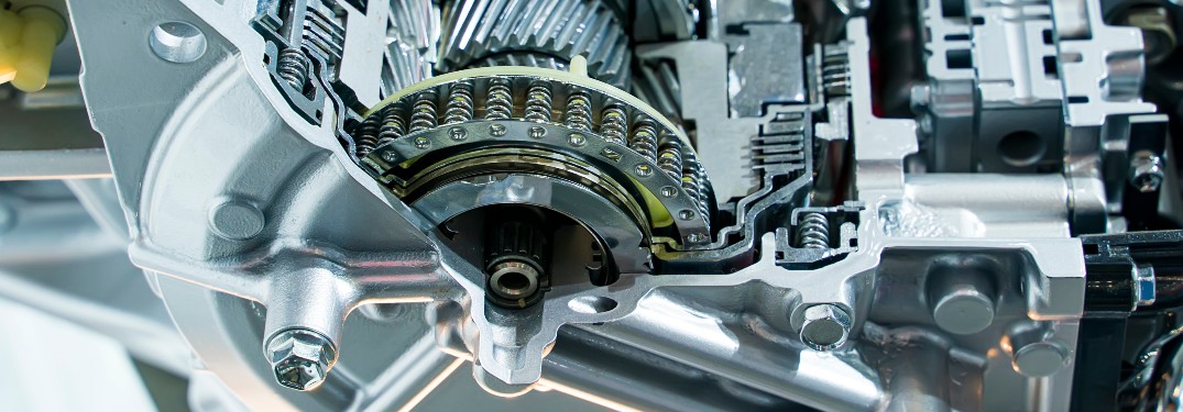 cutaway view of inside of vehicle transmission