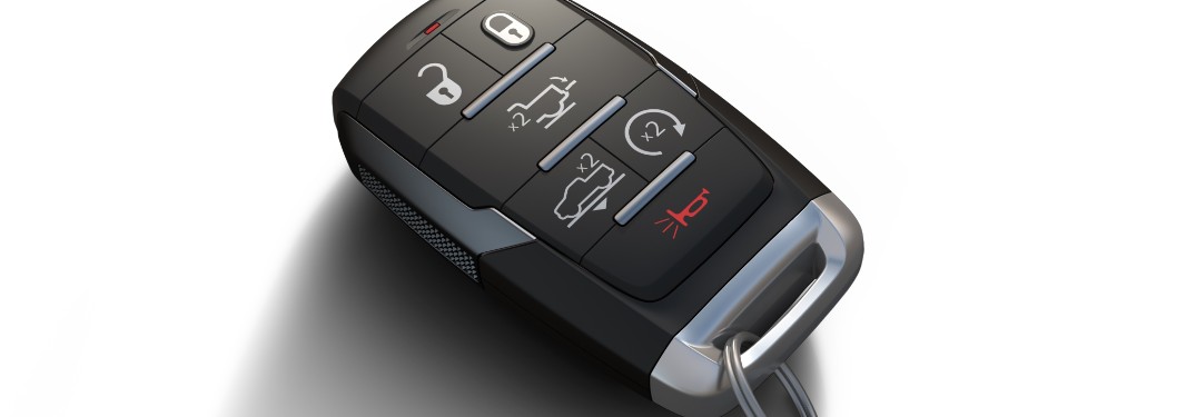 2020 RAM 1500 Key fob isolated white background