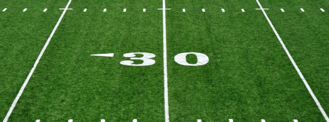 30-Yard Line on a Football Field