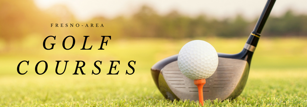 Fresno-Area Golf Courses Title, Golf Club, and Golf Ball