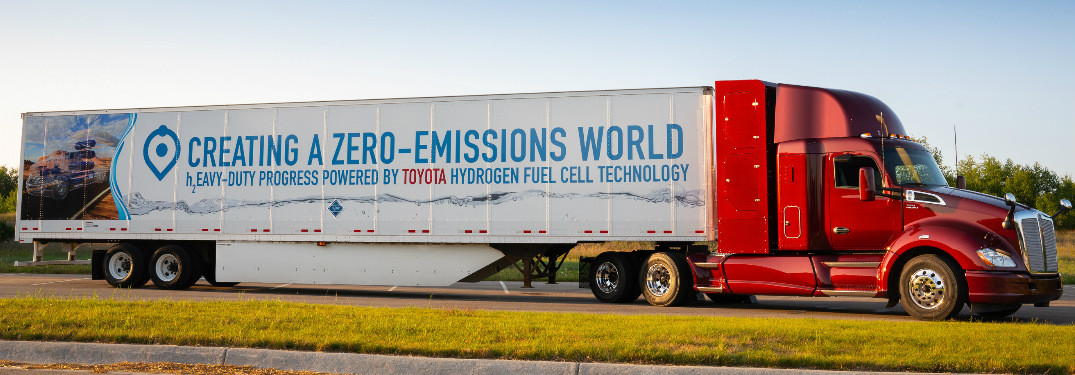 Side View of Toyota Project Portal 2.0 Zero Emissions Heavy-Duty Truck