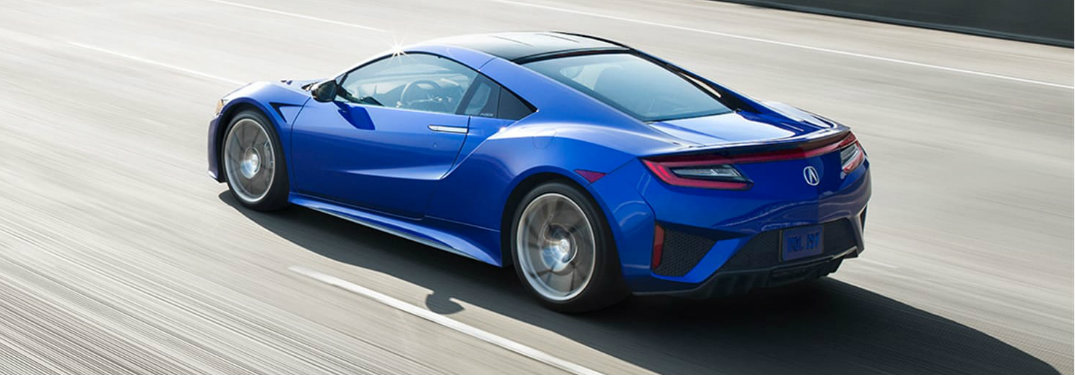 Blue 2018 Acura NSX