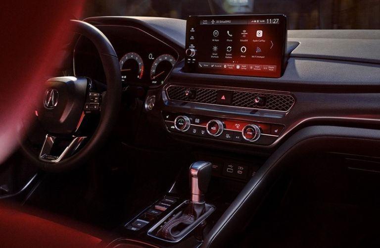 The cockpit in the 2023 Acura Integra.
