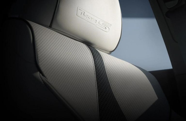 The seat inside the 2021 Acura TLX Type S.