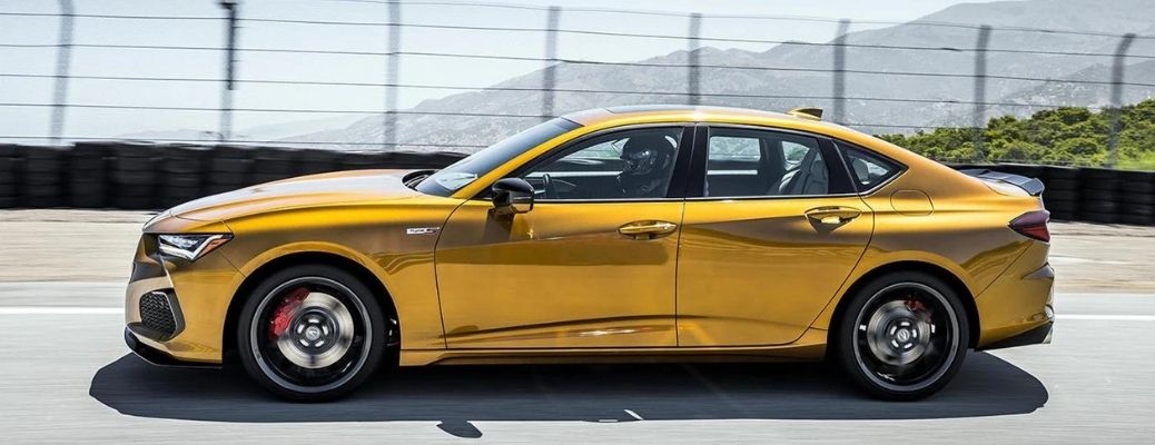 2022 Acura TLX in a road