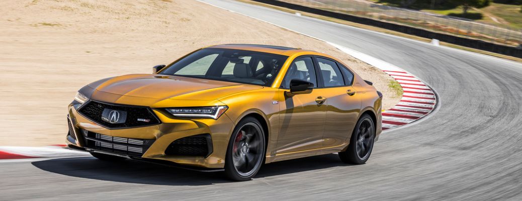 2021 Acura TLX front quarter view