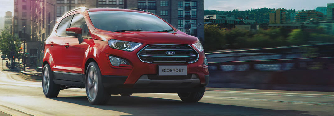 2020 Ford EcoSport in red