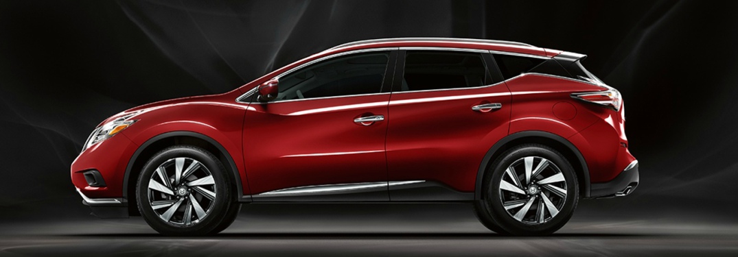 red 2018 Nissan Murano side view