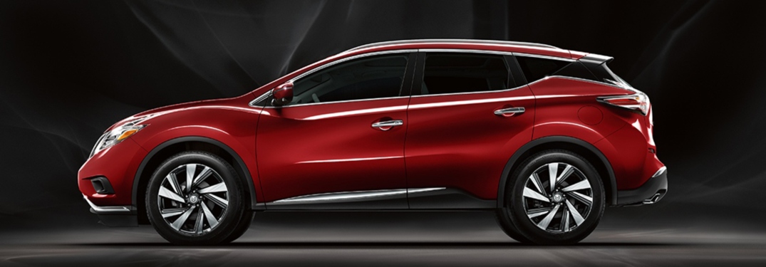 red 2018 Nissan Murano side view