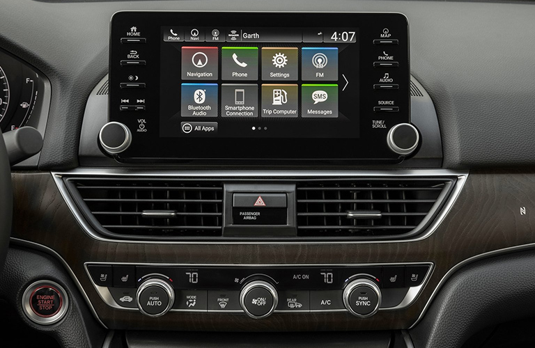2020 Honda Accord Hybrid touch screen display