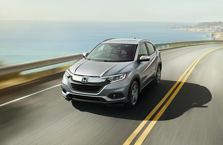 2021 Honda HR-V going down the road