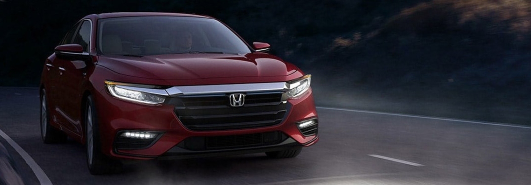 2021 Honda insight going down the road