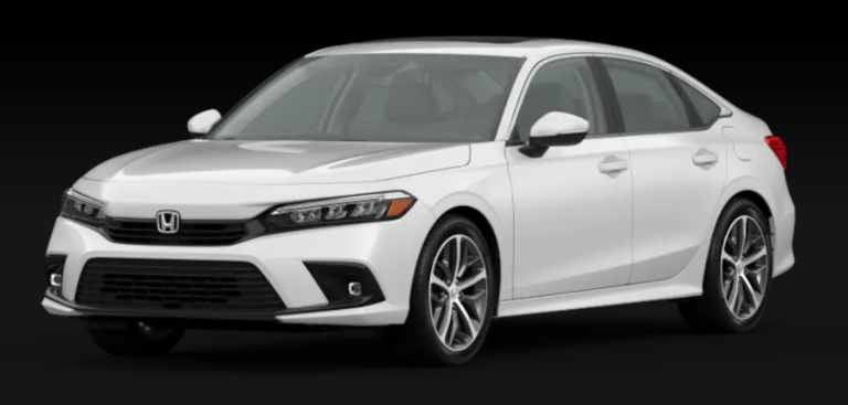 2022 Honda Civic Sedan Platinum White Pearl