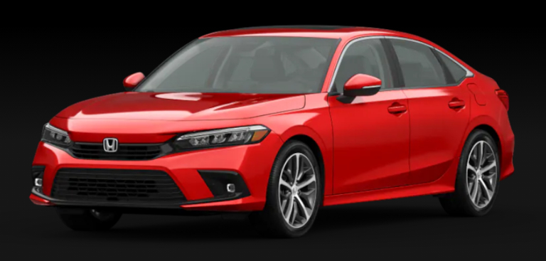 2022 Honda Civic Sedan Rallye Red