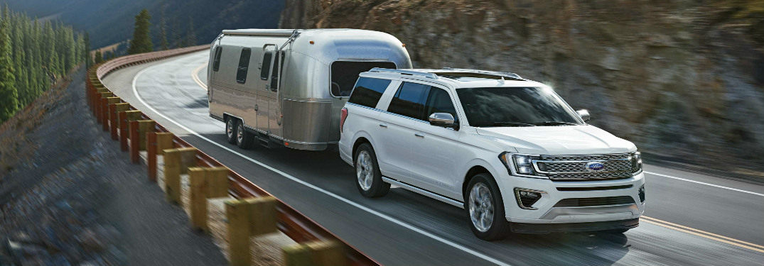 2018 Ford Expedition towing a trailer