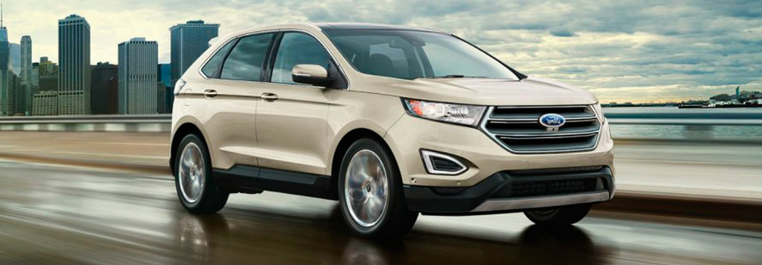 2017 Ford Edge front exterior on road