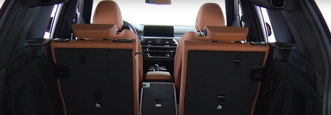 Brown Rear Seats of 2018 BMW X3