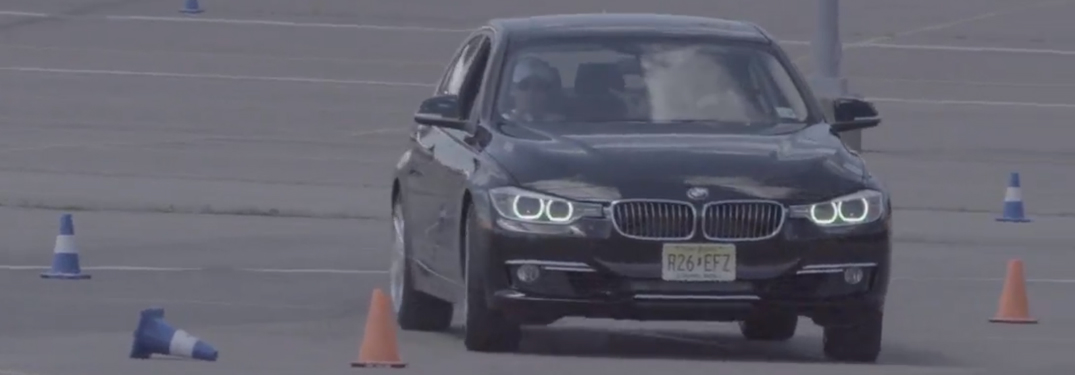 Black BMW Sedan Driving at the BMW Ultimate Driving Experience