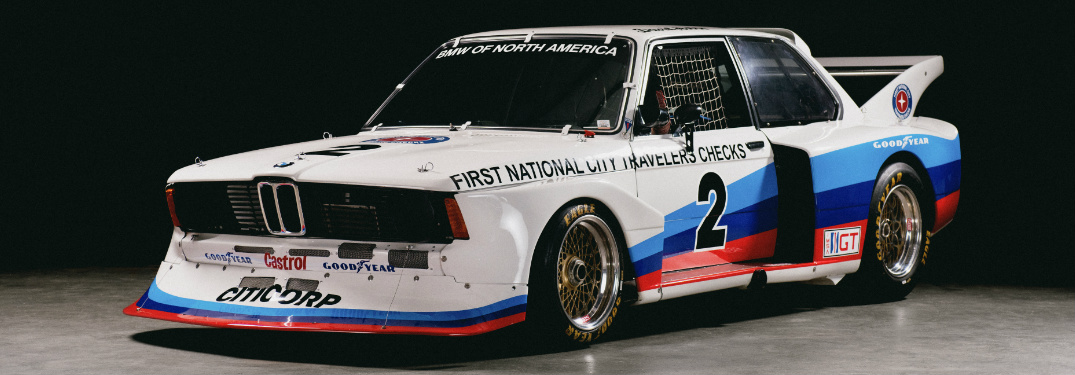 BMW Race Car at "Heroes of Bavaria – 75 Years of BMW Motorsports" Exhibit