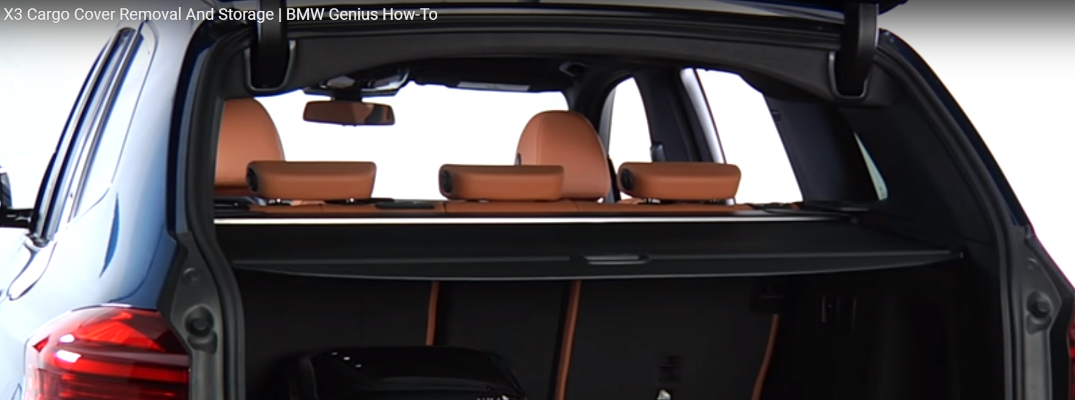 Cargo Cover and Luggage in a BMW X3