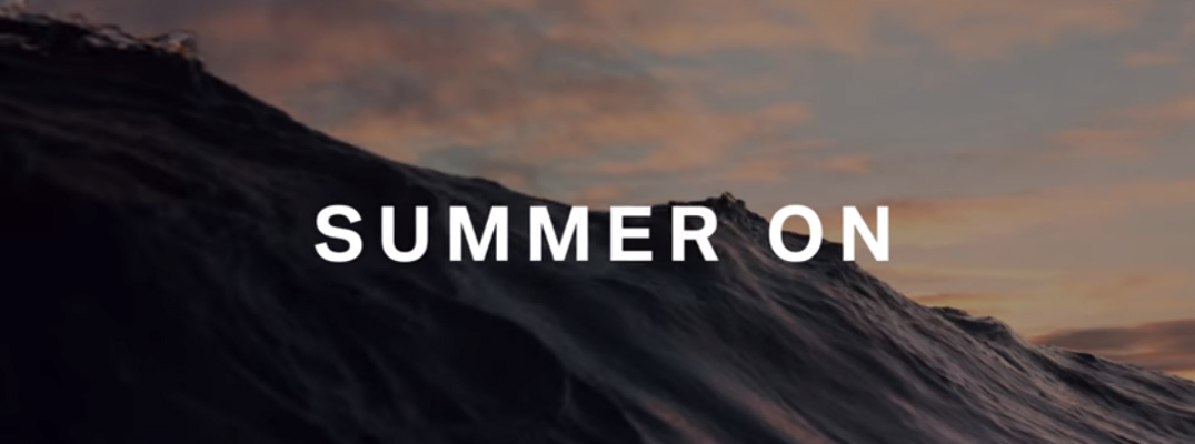 Summer On Title and a Big Wave