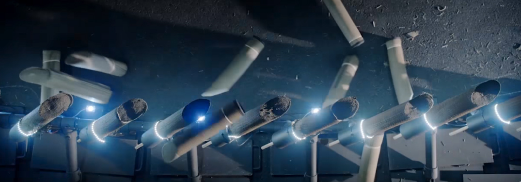 Straw Poles that Were Cut by a 2019 BMW M2 Competition