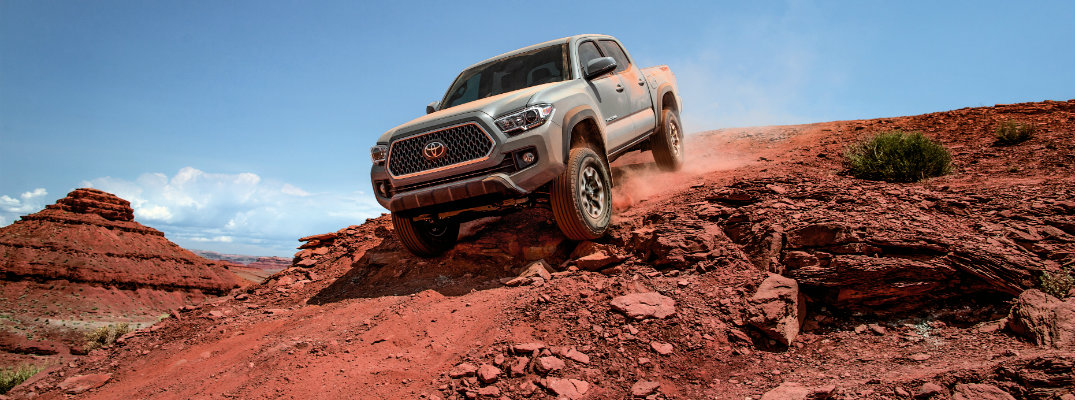 2018 Toyota Tacoma off-roading in the western United States