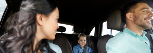 Family in a vehicle