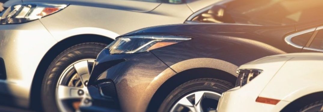Front ends of used cars