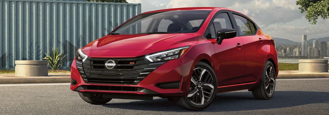 2023 Nissan Versa front and side view
