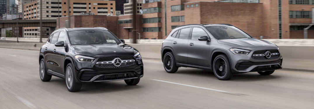 2021 Mercedes-Benz GLA running on road