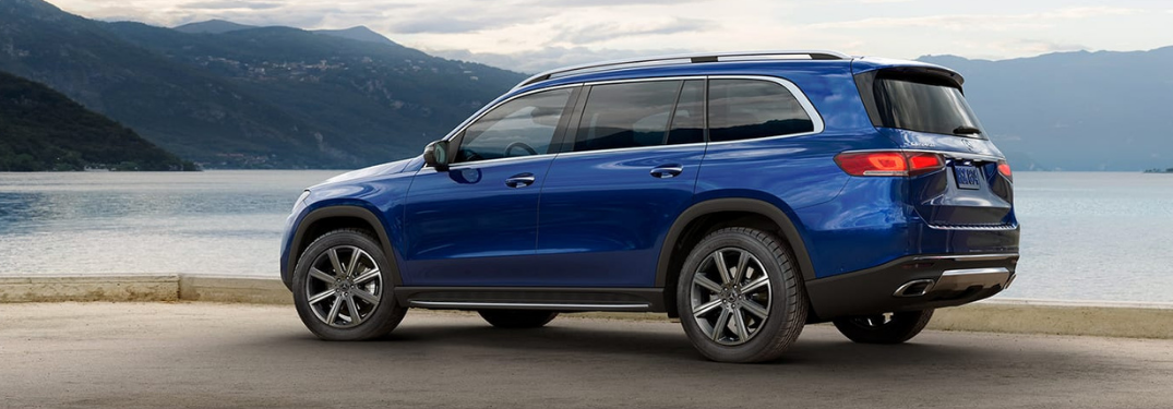 2022 Mercedes-Benz GLS parked at a beach